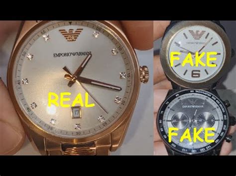 how to tell a fake armani watch|are armani watches worth anything.